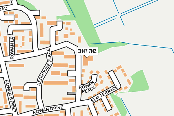 EH47 7NZ map - OS OpenMap – Local (Ordnance Survey) EH47 7NZ map - OS OpenMap – Local (Ordnance Survey)