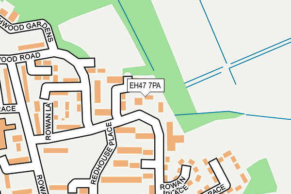 EH47 7PA map - OS OpenMap – Local (Ordnance Survey) EH47 7PA map - OS OpenMap – Local (Ordnance Survey)