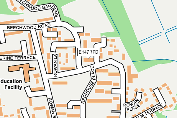 EH47 7PD map - OS OpenMap – Local (Ordnance Survey) EH47 7PD map - OS OpenMap – Local (Ordnance Survey)