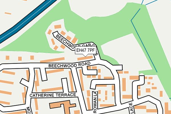 EH47 7PF map - OS OpenMap – Local (Ordnance Survey) EH47 7PF map - OS OpenMap – Local (Ordnance Survey)