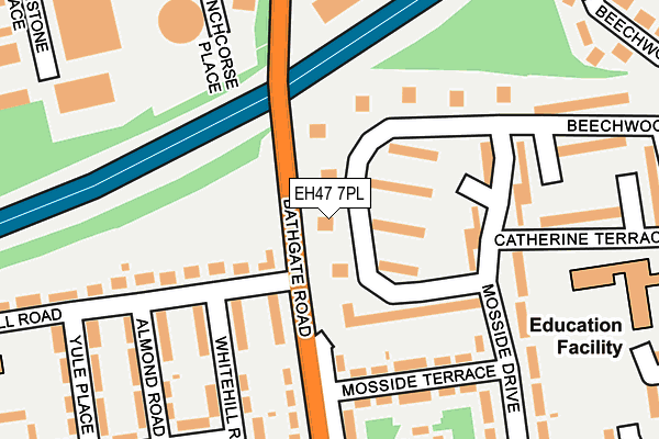 EH47 7PL map - OS OpenMap – Local (Ordnance Survey) EH47 7PL map - OS OpenMap – Local (Ordnance Survey)