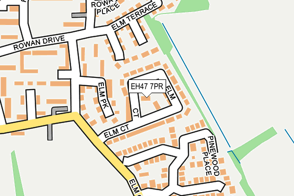 EH47 7PR map - OS OpenMap – Local (Ordnance Survey) EH47 7PR map - OS OpenMap – Local (Ordnance Survey)