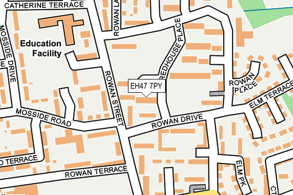 EH47 7PY map - OS OpenMap – Local (Ordnance Survey) EH47 7PY map - OS OpenMap – Local (Ordnance Survey)