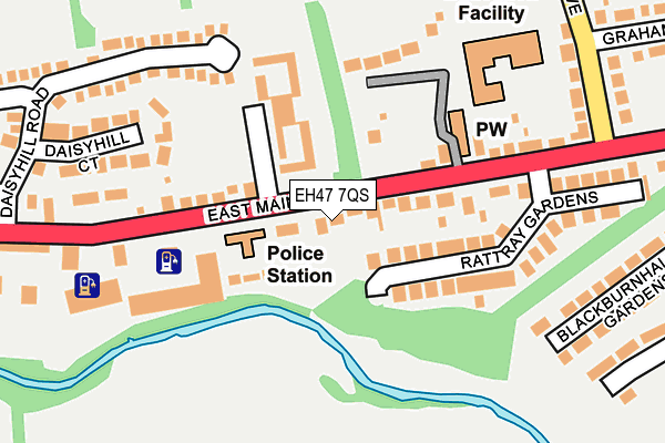 EH47 7QS map - OS OpenMap – Local (Ordnance Survey) EH47 7QS map - OS OpenMap – Local (Ordnance Survey)