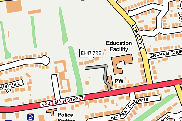EH47 7RE map - OS OpenMap – Local (Ordnance Survey) EH47 7RE map - OS OpenMap – Local (Ordnance Survey)