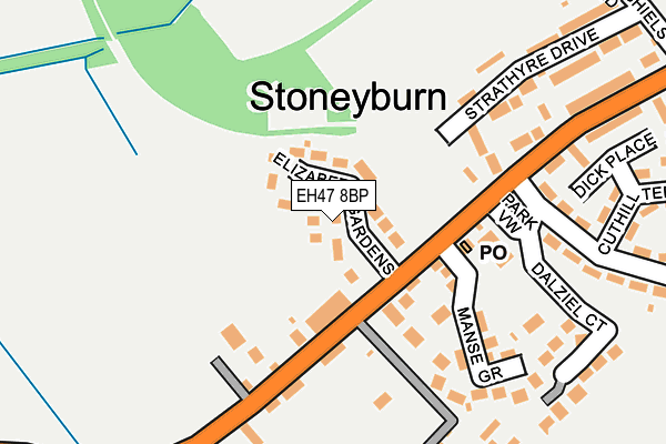 EH47 8BP map - OS OpenMap – Local (Ordnance Survey) EH47 8BP map - OS OpenMap – Local (Ordnance Survey)