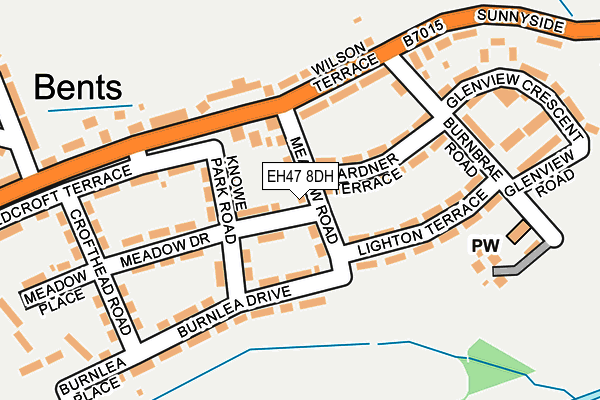 EH47 8DH map - OS OpenMap – Local (Ordnance Survey) EH47 8DH map - OS OpenMap – Local (Ordnance Survey)
