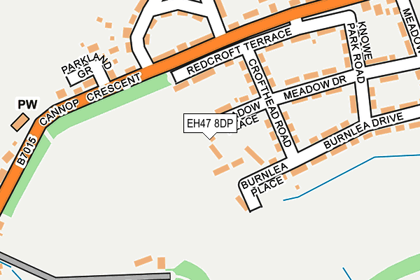 EH47 8DP map - OS OpenMap – Local (Ordnance Survey) EH47 8DP map - OS OpenMap – Local (Ordnance Survey)