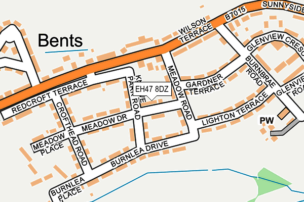 EH47 8DZ map - OS OpenMap – Local (Ordnance Survey) EH47 8DZ map - OS OpenMap – Local (Ordnance Survey)
