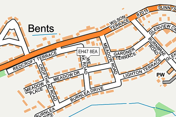 EH47 8EA map - OS OpenMap – Local (Ordnance Survey) EH47 8EA map - OS OpenMap – Local (Ordnance Survey)
