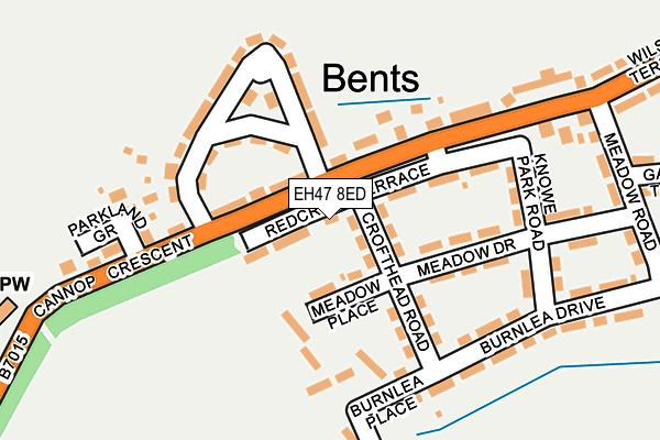 EH47 8ED map - OS OpenMap – Local (Ordnance Survey) EH47 8ED map - OS OpenMap – Local (Ordnance Survey)