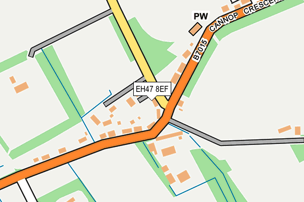 EH47 8EF map - OS OpenMap – Local (Ordnance Survey) EH47 8EF map - OS OpenMap – Local (Ordnance Survey)