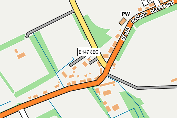 EH47 8EG map - OS OpenMap – Local (Ordnance Survey) EH47 8EG map - OS OpenMap – Local (Ordnance Survey)