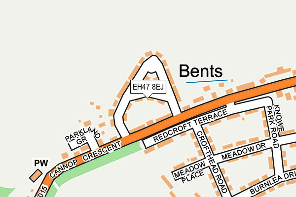 EH47 8EJ map - OS OpenMap – Local (Ordnance Survey) EH47 8EJ map - OS OpenMap – Local (Ordnance Survey)
