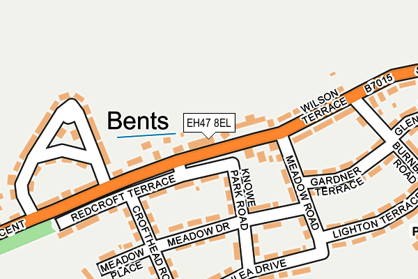 EH47 8EL map - OS OpenMap – Local (Ordnance Survey) EH47 8EL map - OS OpenMap – Local (Ordnance Survey)