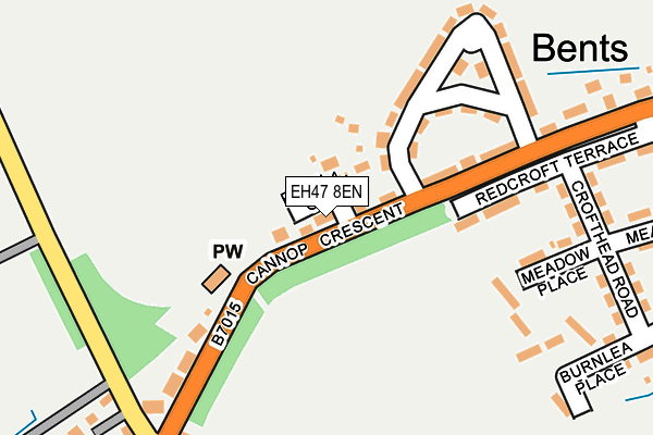EH47 8EN map - OS OpenMap – Local (Ordnance Survey) EH47 8EN map - OS OpenMap – Local (Ordnance Survey)