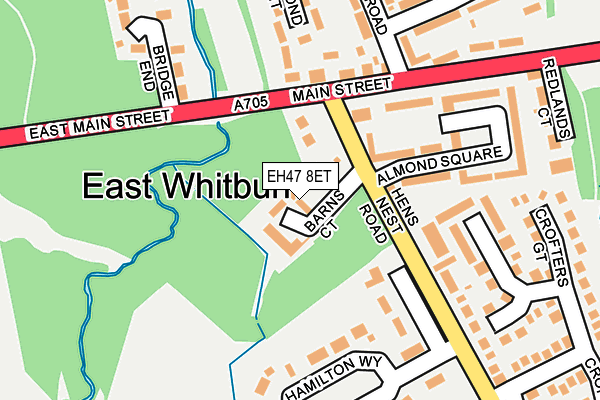 EH47 8ET map - OS OpenMap – Local (Ordnance Survey) EH47 8ET map - OS OpenMap – Local (Ordnance Survey)