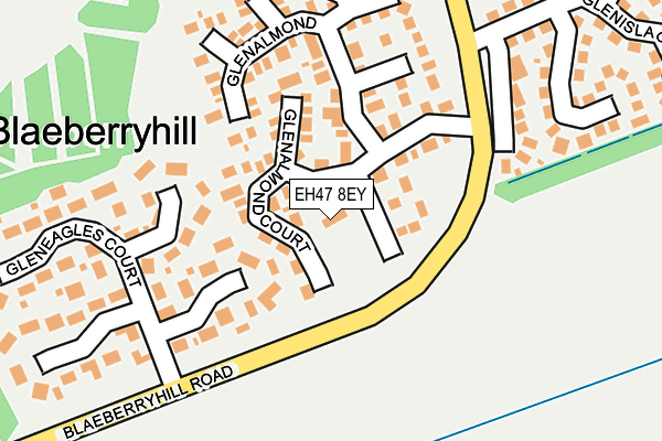 EH47 8EY map - OS OpenMap – Local (Ordnance Survey) EH47 8EY map - OS OpenMap – Local (Ordnance Survey)