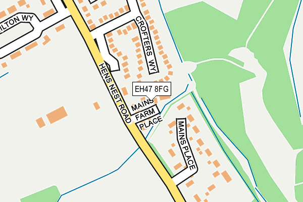 EH47 8FG map - OS OpenMap – Local (Ordnance Survey) EH47 8FG map - OS OpenMap – Local (Ordnance Survey)