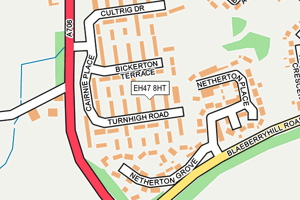 EH47 8HT map - OS OpenMap – Local (Ordnance Survey) EH47 8HT map - OS OpenMap – Local (Ordnance Survey)