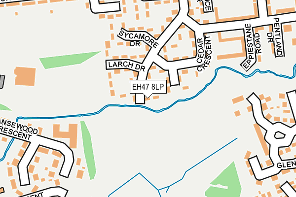 EH47 8LP map - OS OpenMap – Local (Ordnance Survey) EH47 8LP map - OS OpenMap – Local (Ordnance Survey)