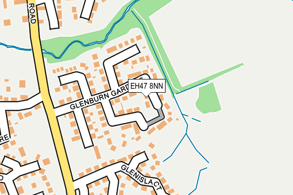 EH47 8NN map - OS OpenMap – Local (Ordnance Survey) EH47 8NN map - OS OpenMap – Local (Ordnance Survey)