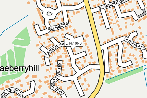EH47 8NS map - OS OpenMap – Local (Ordnance Survey) EH47 8NS map - OS OpenMap – Local (Ordnance Survey)