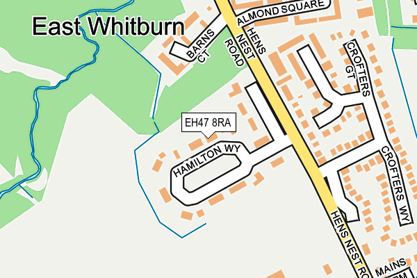 EH47 8RA map - OS OpenMap – Local (Ordnance Survey) EH47 8RA map - OS OpenMap – Local (Ordnance Survey)