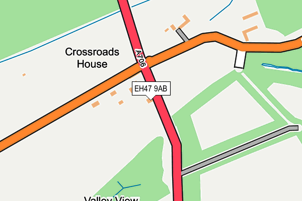 EH47 9AB map - OS OpenMap – Local (Ordnance Survey) EH47 9AB map - OS OpenMap – Local (Ordnance Survey)