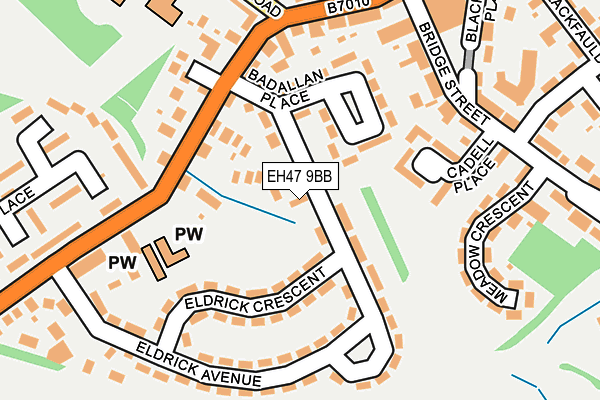 EH47 9BB map - OS OpenMap – Local (Ordnance Survey) EH47 9BB map - OS OpenMap – Local (Ordnance Survey)