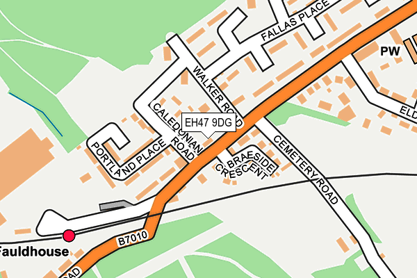 EH47 9DG map - OS OpenMap – Local (Ordnance Survey) EH47 9DG map - OS OpenMap – Local (Ordnance Survey)