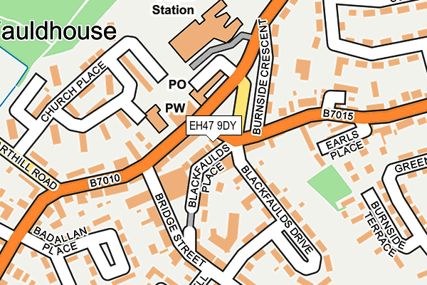 EH47 9DY map - OS OpenMap – Local (Ordnance Survey) EH47 9DY map - OS OpenMap – Local (Ordnance Survey)