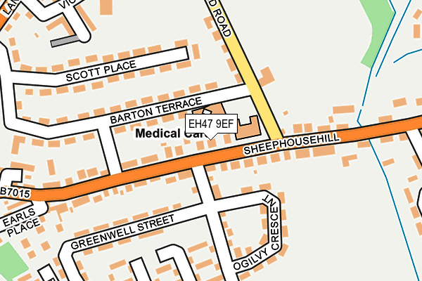 EH47 9EF map - OS OpenMap – Local (Ordnance Survey) EH47 9EF map - OS OpenMap – Local (Ordnance Survey)