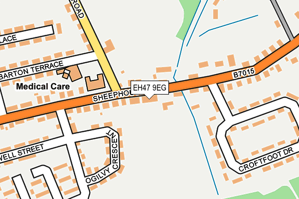 EH47 9EG map - OS OpenMap – Local (Ordnance Survey) EH47 9EG map - OS OpenMap – Local (Ordnance Survey)