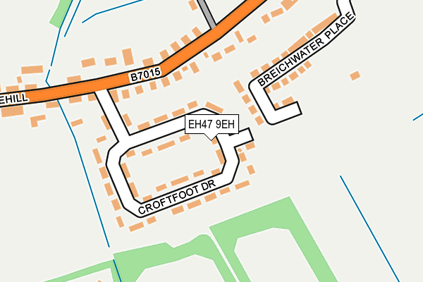 EH47 9EH map - OS OpenMap – Local (Ordnance Survey) EH47 9EH map - OS OpenMap – Local (Ordnance Survey)