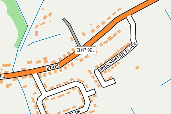EH47 9EL map - OS OpenMap – Local (Ordnance Survey) EH47 9EL map - OS OpenMap – Local (Ordnance Survey)