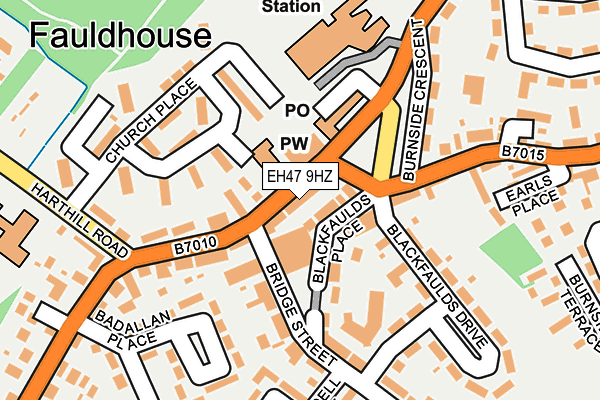 EH47 9HZ map - OS OpenMap – Local (Ordnance Survey) EH47 9HZ map - OS OpenMap – Local (Ordnance Survey)