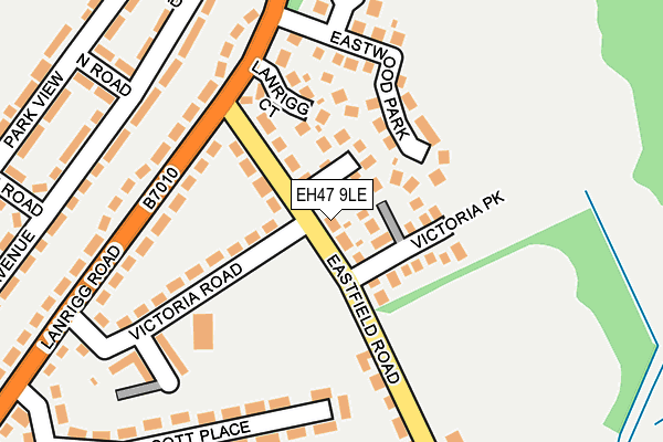 EH47 9LE map - OS OpenMap – Local (Ordnance Survey) EH47 9LE map - OS OpenMap – Local (Ordnance Survey)