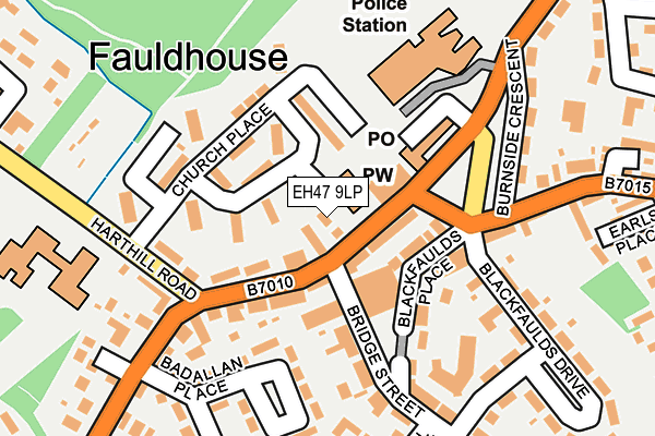 EH47 9LP map - OS OpenMap – Local (Ordnance Survey) EH47 9LP map - OS OpenMap – Local (Ordnance Survey)