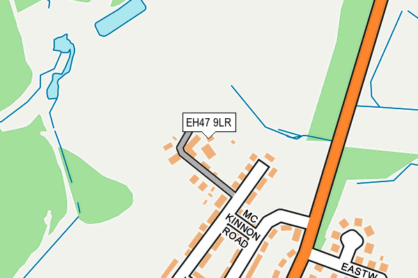 EH47 9LR map - OS OpenMap – Local (Ordnance Survey) EH47 9LR map - OS OpenMap – Local (Ordnance Survey)