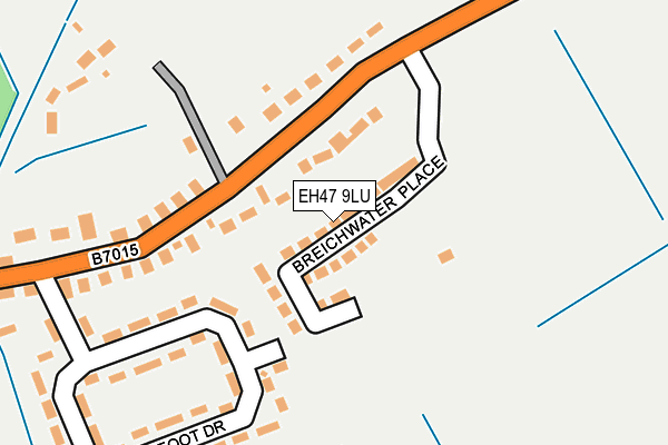 EH47 9LU map - OS OpenMap – Local (Ordnance Survey) EH47 9LU map - OS OpenMap – Local (Ordnance Survey)