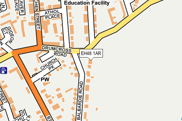 EH48 1AR map - OS OpenMap – Local (Ordnance Survey) EH48 1AR map - OS OpenMap – Local (Ordnance Survey)