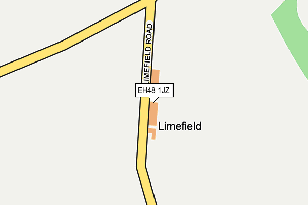 EH48 1JZ map - OS OpenMap – Local (Ordnance Survey)