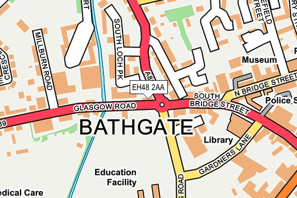 Eh48 Postcode EH48 2AA maps, stats, and open data