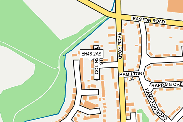 EH48 2AS map - OS OpenMap – Local (Ordnance Survey) EH48 2AS map - OS OpenMap – Local (Ordnance Survey)