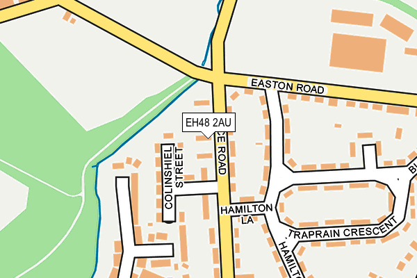 EH48 2AU map - OS OpenMap – Local (Ordnance Survey) EH48 2AU map - OS OpenMap – Local (Ordnance Survey)