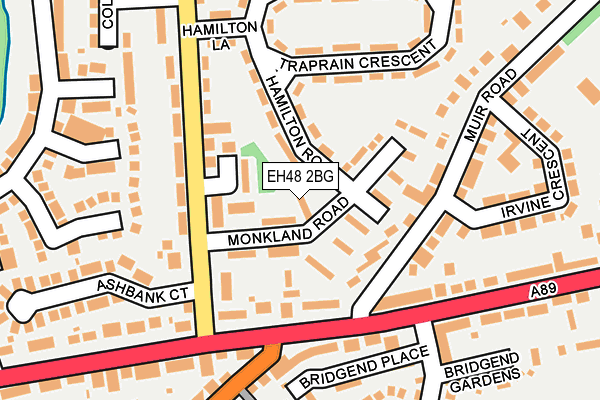 EH48 2BG map - OS OpenMap – Local (Ordnance Survey) EH48 2BG map - OS OpenMap – Local (Ordnance Survey)