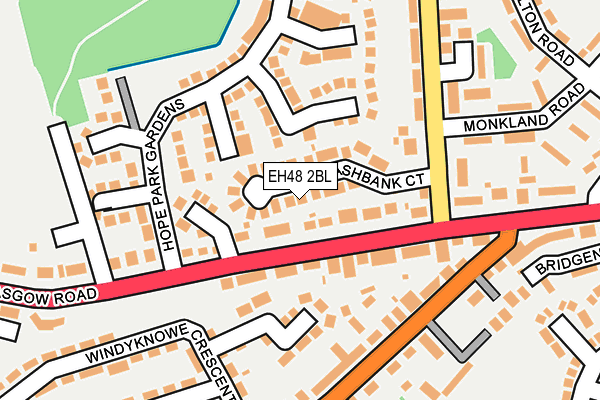 EH48 2BL map - OS OpenMap – Local (Ordnance Survey) EH48 2BL map - OS OpenMap – Local (Ordnance Survey)