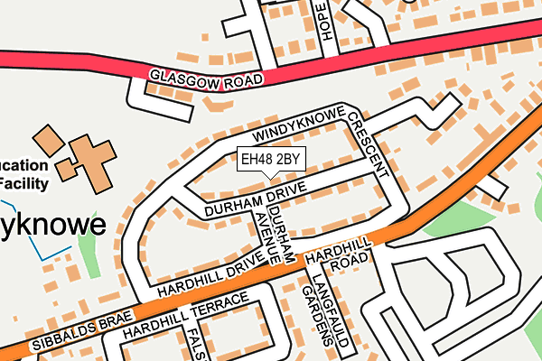 EH48 2BY map - OS OpenMap – Local (Ordnance Survey) EH48 2BY map - OS OpenMap – Local (Ordnance Survey)
