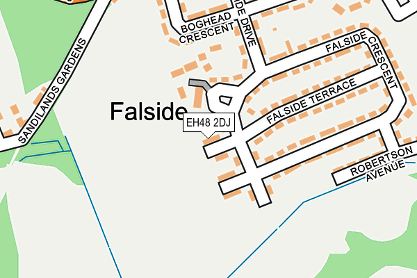 EH48 2DJ map - OS OpenMap – Local (Ordnance Survey) EH48 2DJ map - OS OpenMap – Local (Ordnance Survey)